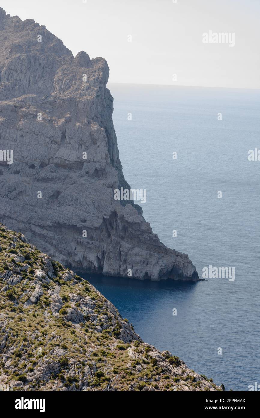 Coastal landscape in Mallorca Stock Photo