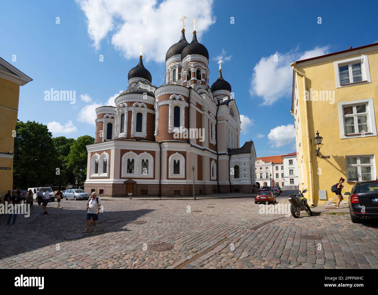 Alexander Nevsky Cathedral in Tallinn, Estonia Stock Photo