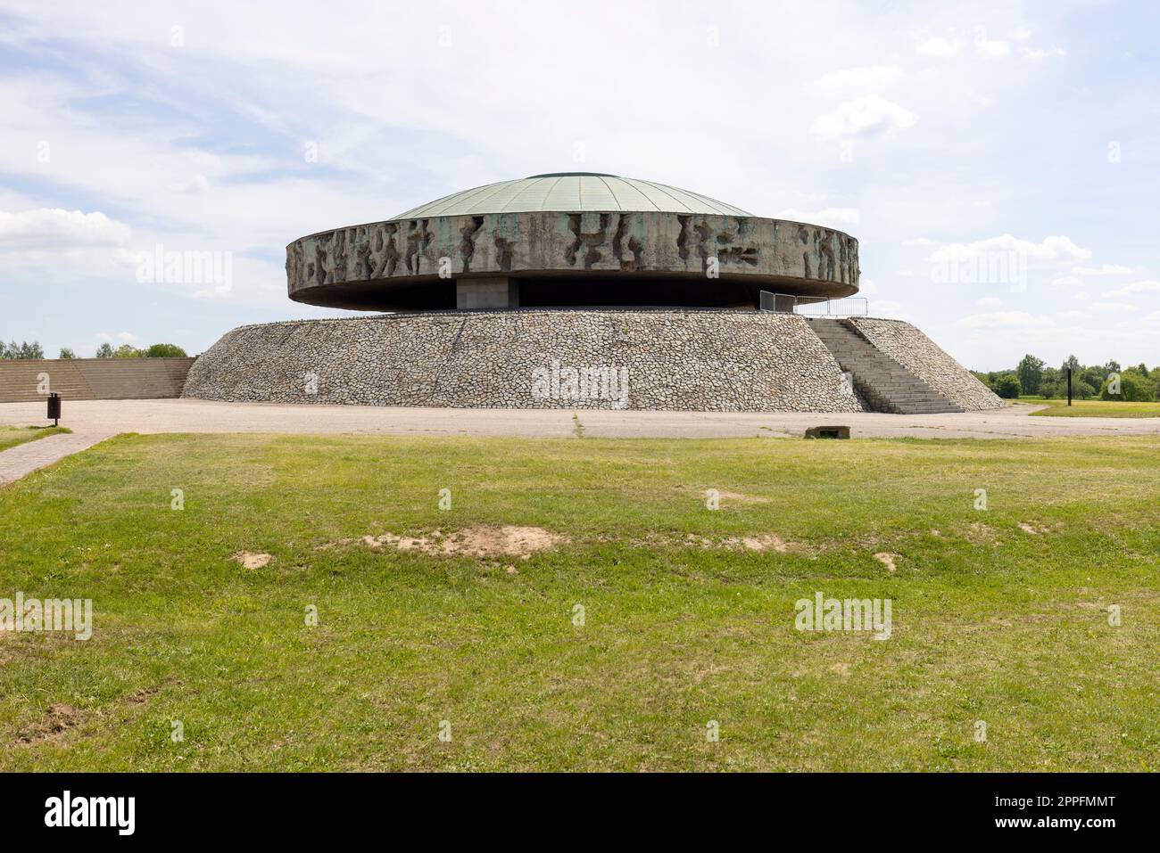 Majdanek concentration and extermination camp ( Konzentrationslager Lublin), view of Mausoleum, Majdanek  Lublin  Poland Stock Photo