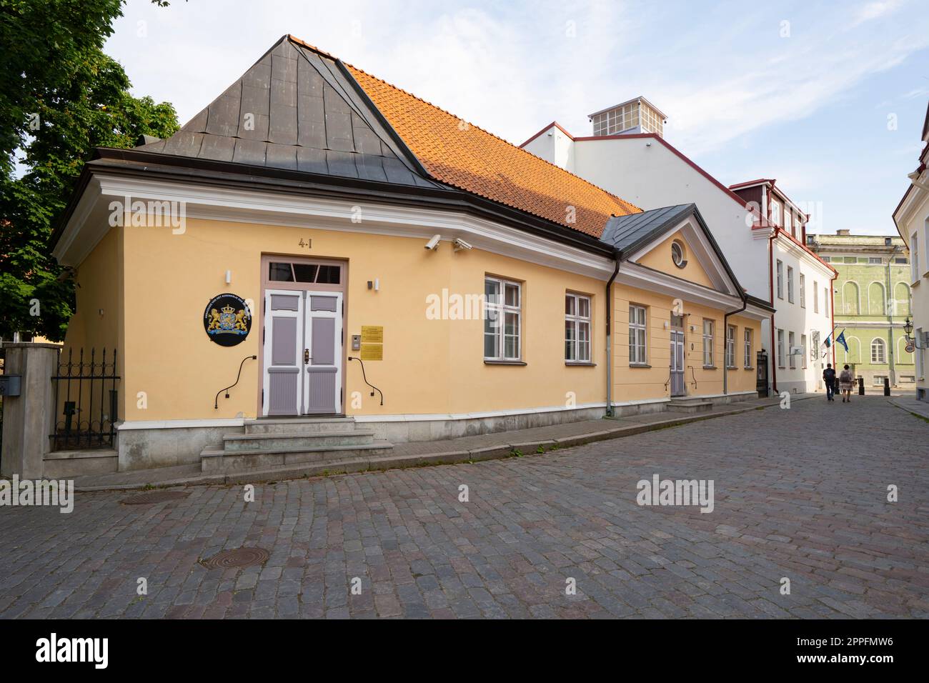 The Dutch Embassy palace in Tallinn, Estonia Stock Photo