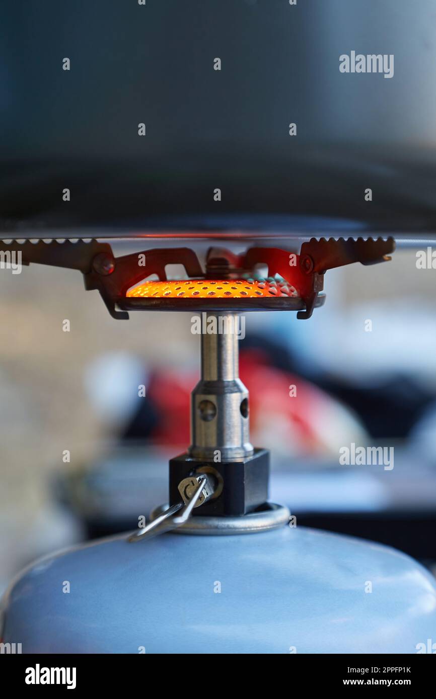 Camping cooking equipment Stock Photo - Alamy