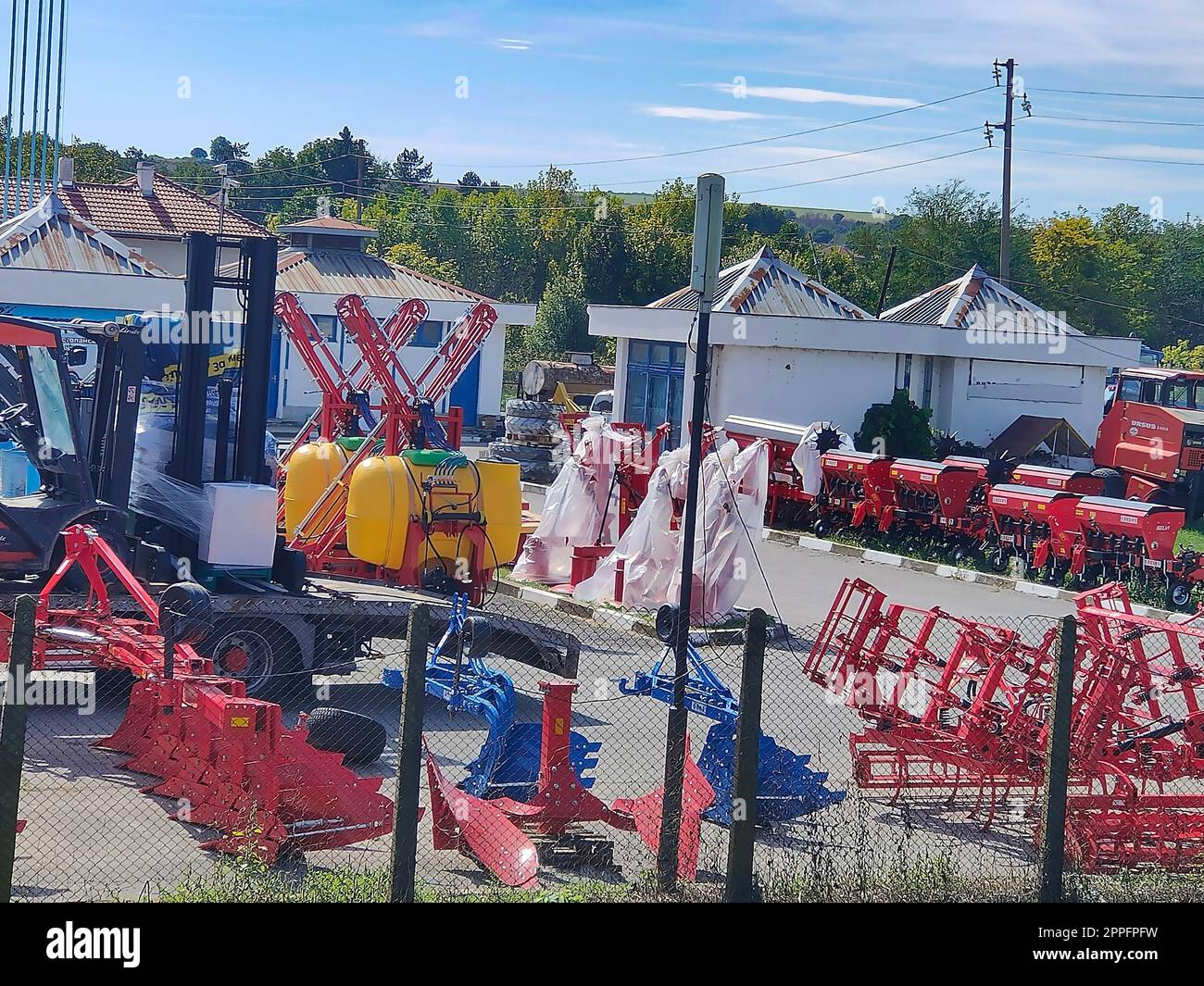 Nessebar, Bulgaria - September 25, 2022: plough equipment in Bulgaria Stock Photo