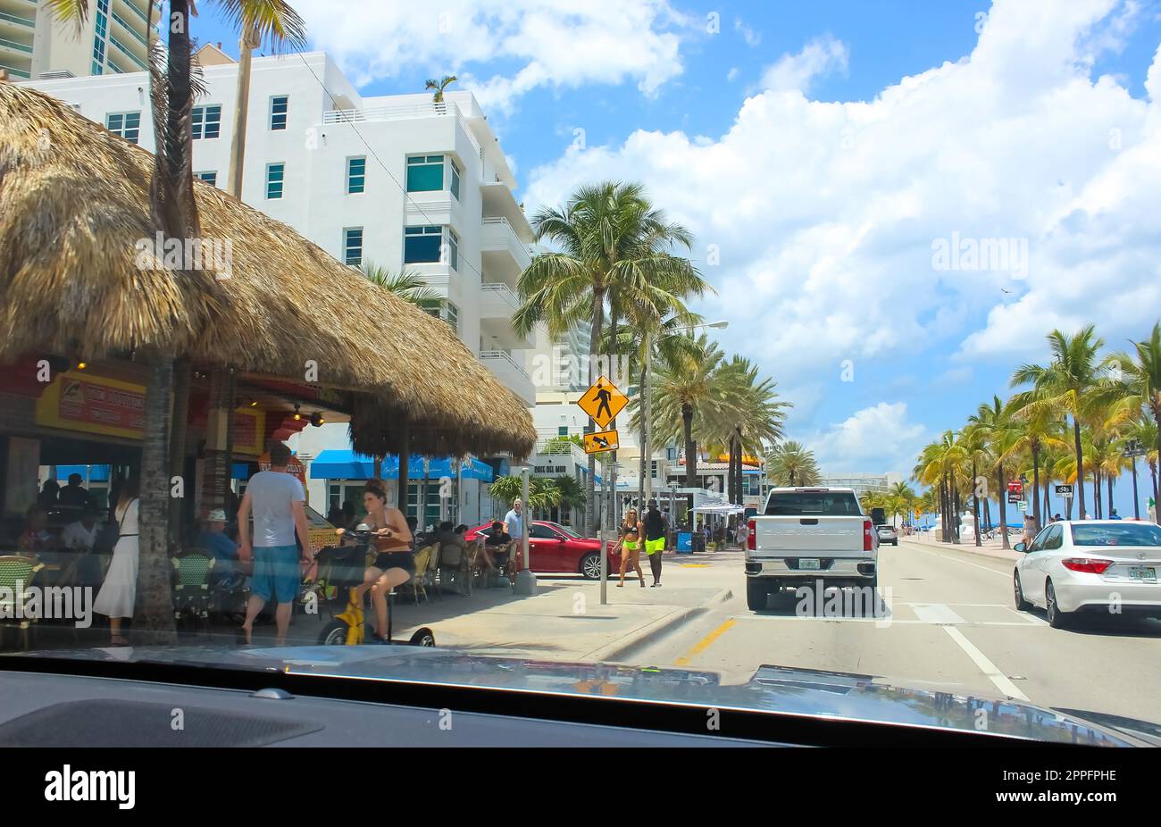 Fort Lauderdale beach near Las Olas Boulevard Stock Photo Alamy
