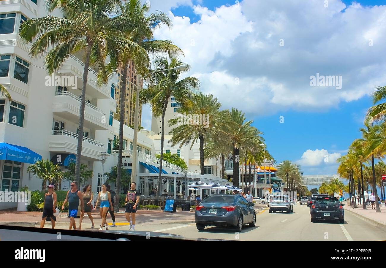 Fort Lauderdale beach near Las Olas Boulevard Stock Photo - Alamy