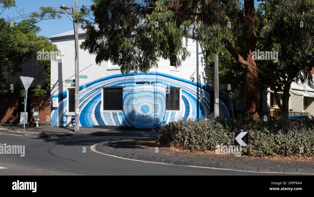 Street Art by unknown artists in the inner suburb of Fitzroy, in the vicinity of Brunswick