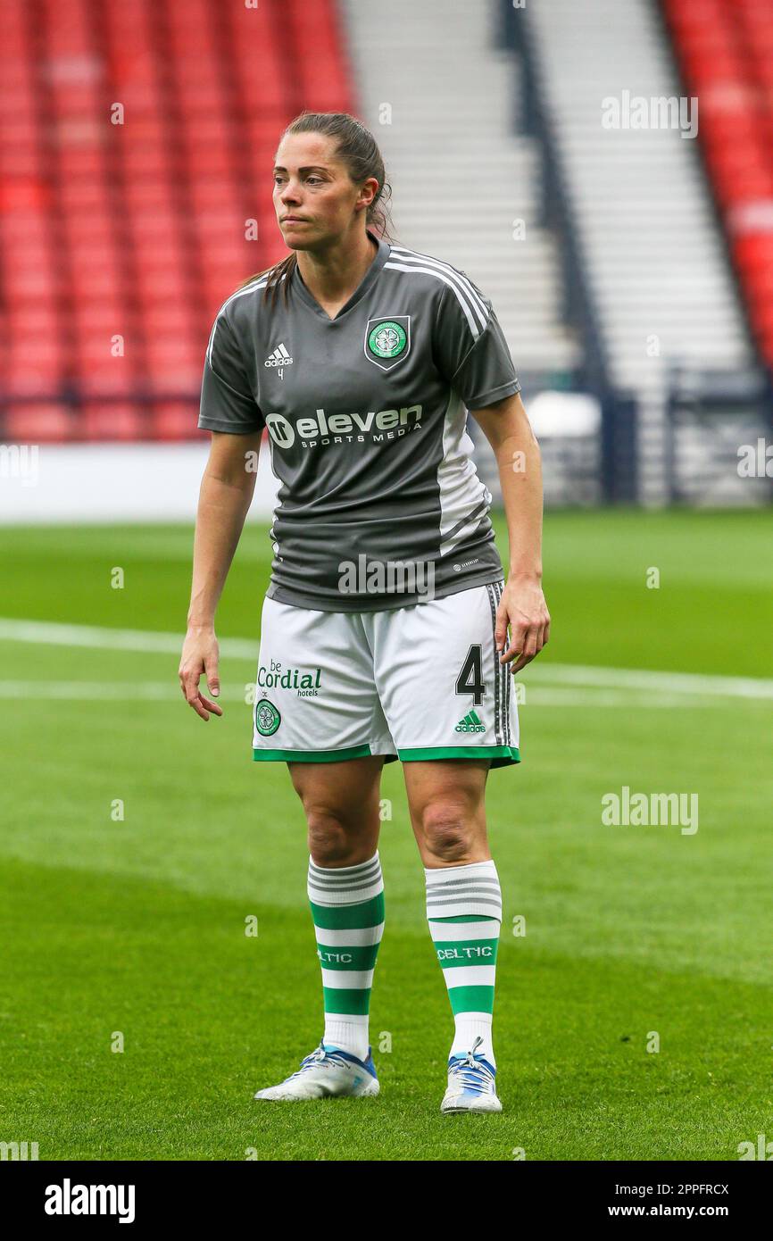 Lisa Robertson, who plays as midfielder for Celtic football club. Image ...