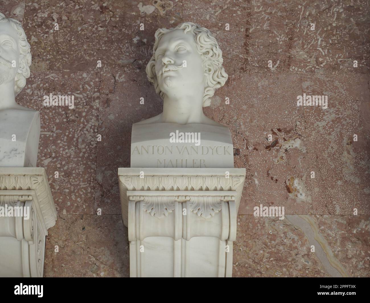 Bust of Anthony van Dyck at Walhalla temple by sculptor Rauch in ...