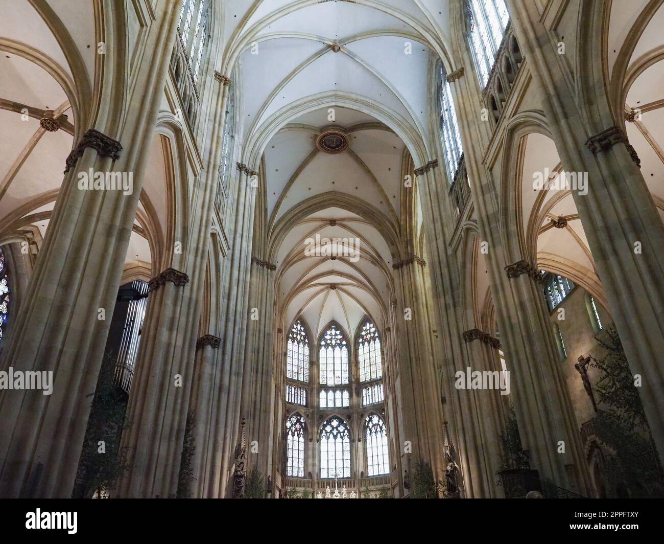 St Peter cathedral in Regensburg Stock Photo