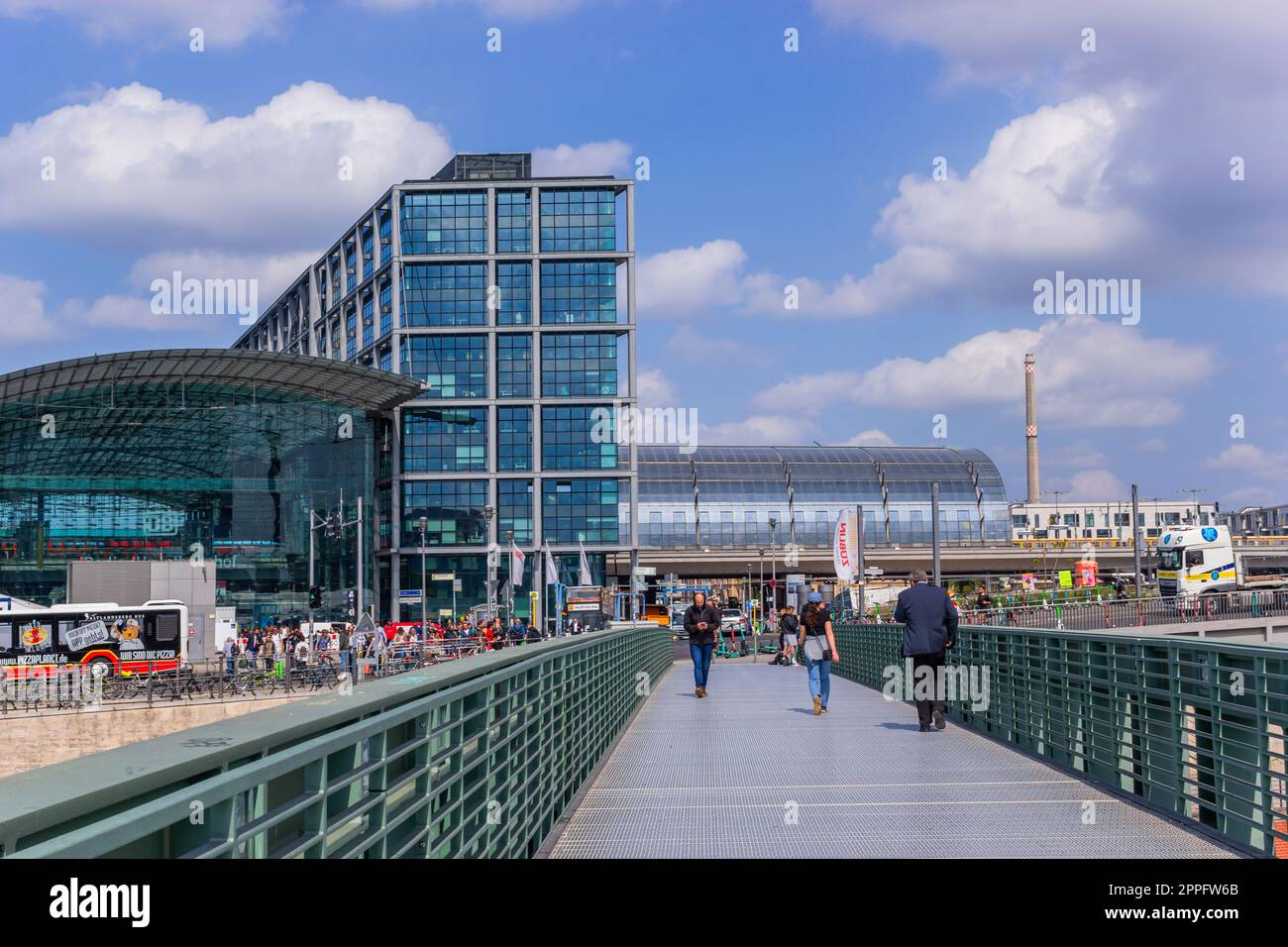 Central train station in Berlin Stock Photo