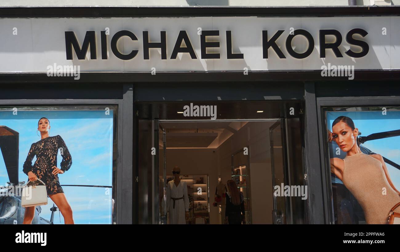 Michael Kors store in Prague, Czech republic Stock Photo