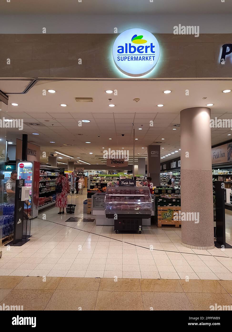 Albert supermarket logo hires stock photography and images Alamy