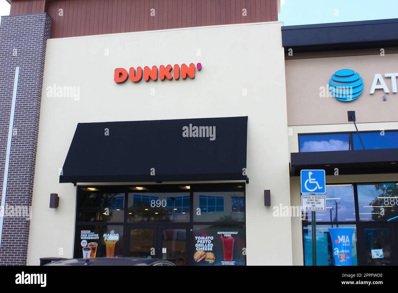 Dunkin donut store in Miami, Florida, USA Stock Photo Alamy