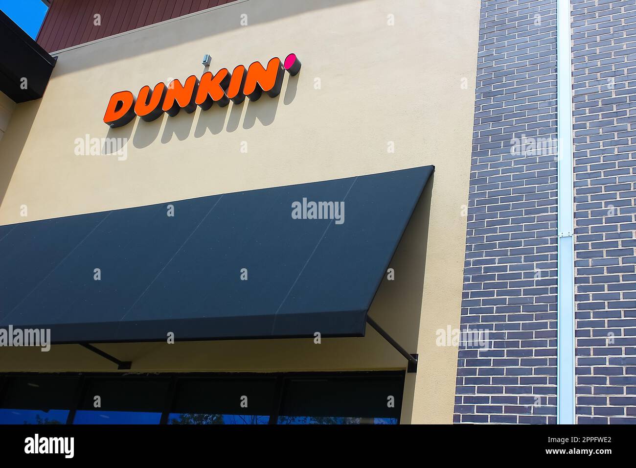 Dunkin donut store in Miami, Florida, USA Stock Photo