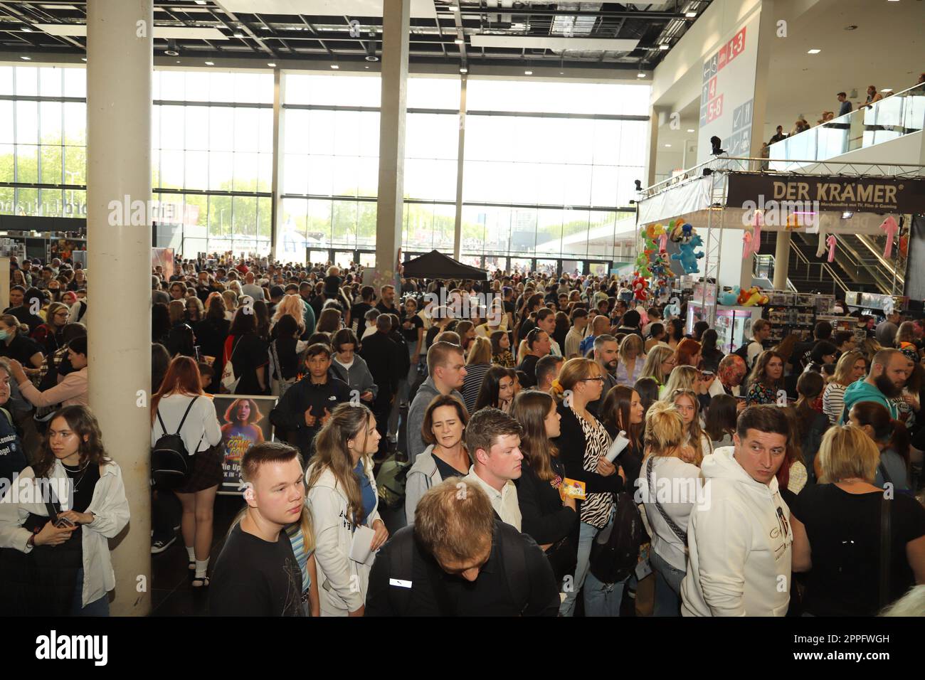 Visitors,Menge,German Comic Con,Westfalenhallen,Dortmund,16.07.2022 Stock Photo