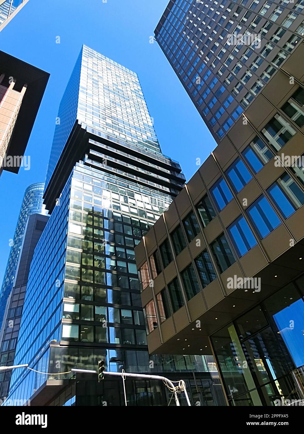 City skyscrapers in the downtown of Frankfurt am Main, Germany Stock ...
