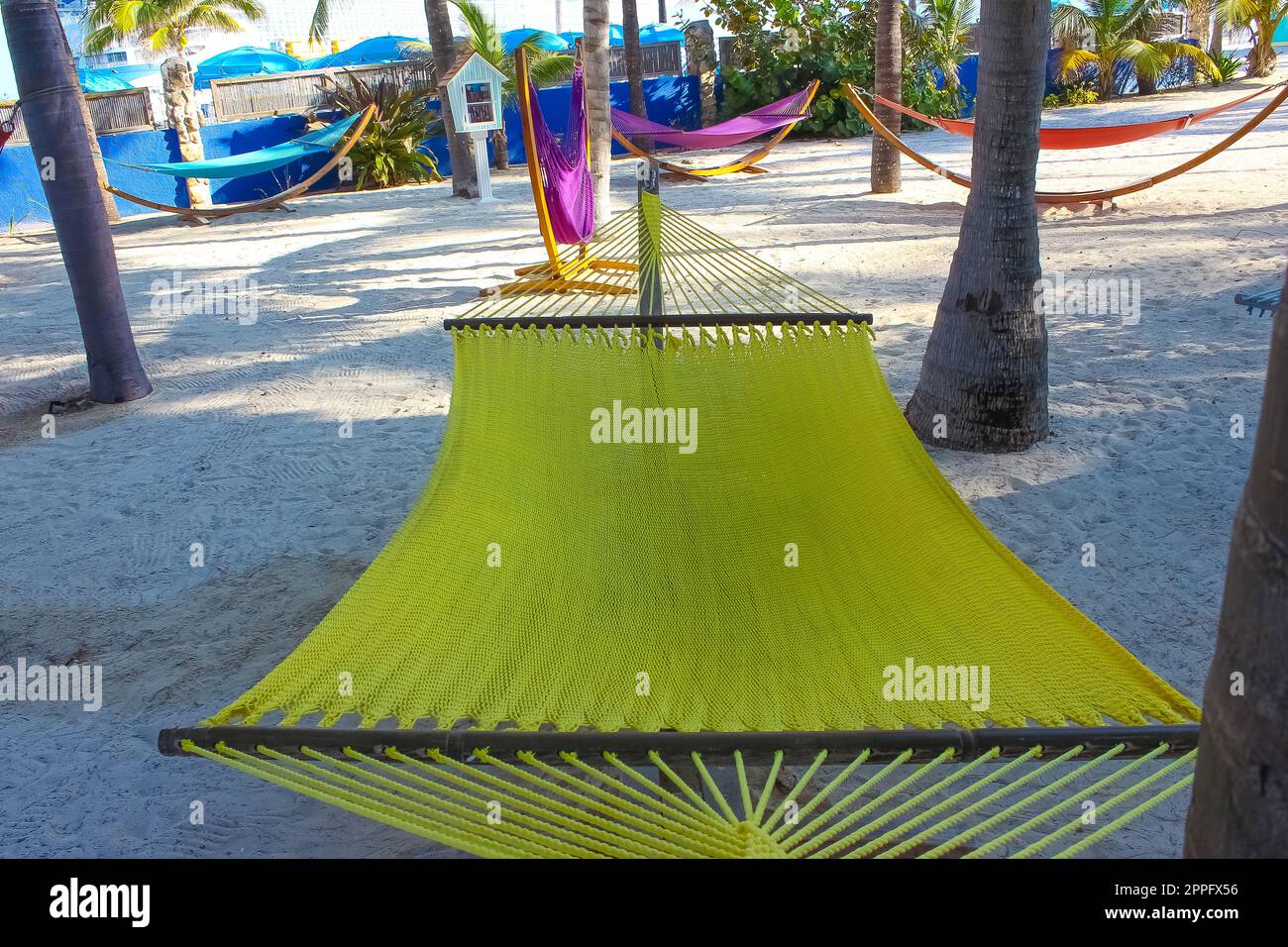 A view of Cococay island at Caribbean sea Stock Photo