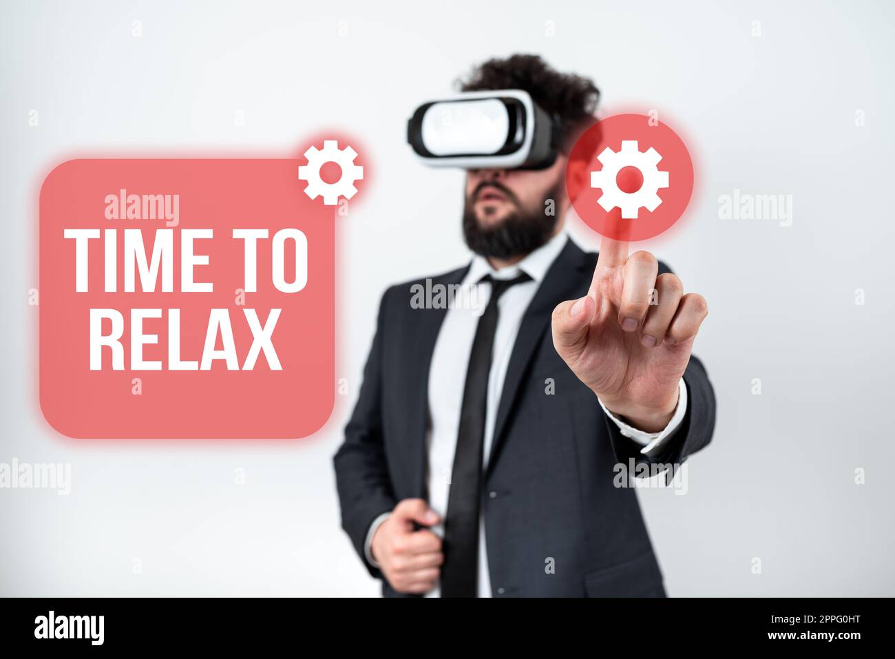 Text sign showing Time To Relax. Word for resting and keep calm after doing something tiring or stress Stock Photo