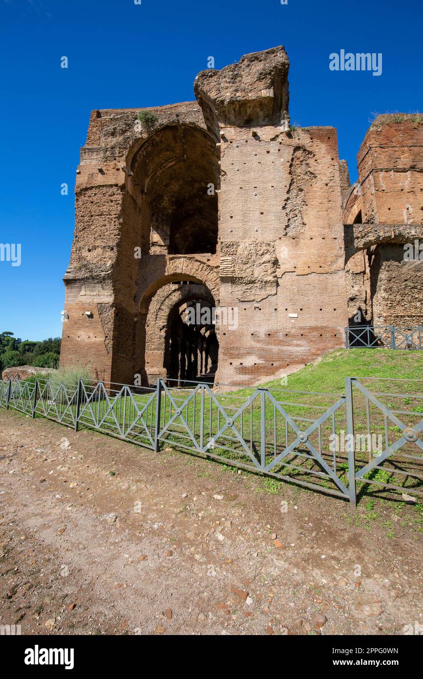 Palatine Rome Palatine Hill, view of the ruins of several important ancient buildings ...