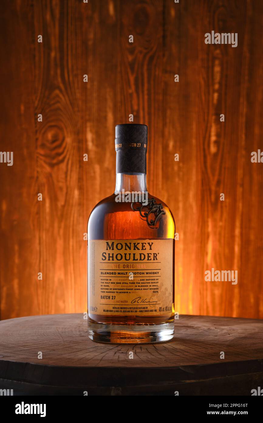 Monkey Shoulder, Premium Blended Malt Scotch Whisky