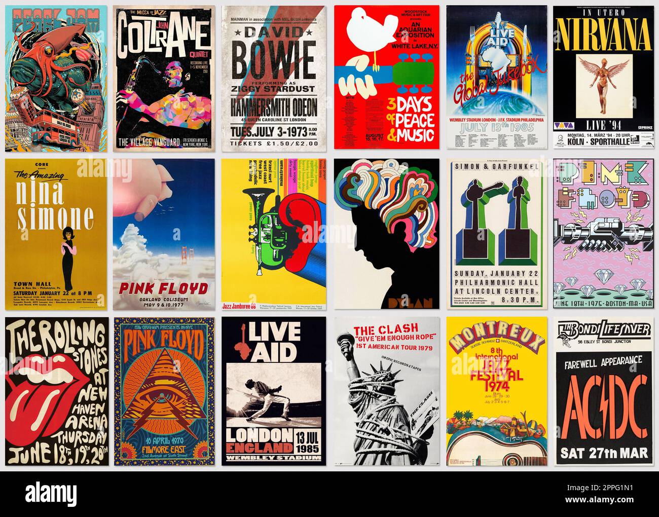 Rock music posters hi-res stock photography and images - Alamy