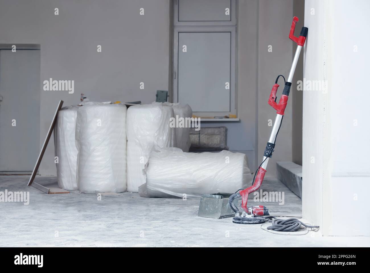 Materials and tools in apartment during repair. Home renovation Stock ... - Summer-Performing Materials For Apartment Renovations