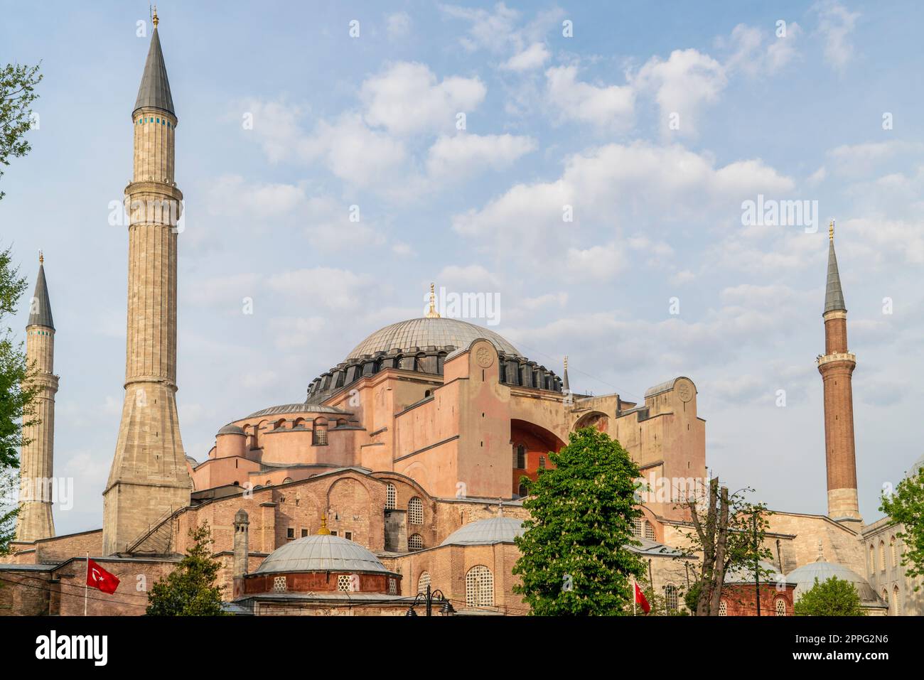 Hagia sofie or Aya sophia former church museum and mosque Stock Photo