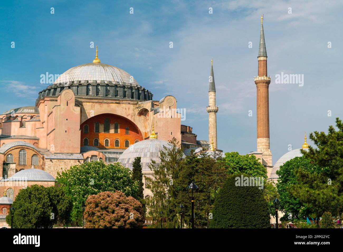 Hagia sofie or Aya sophia former church museum and mosque Stock Photo