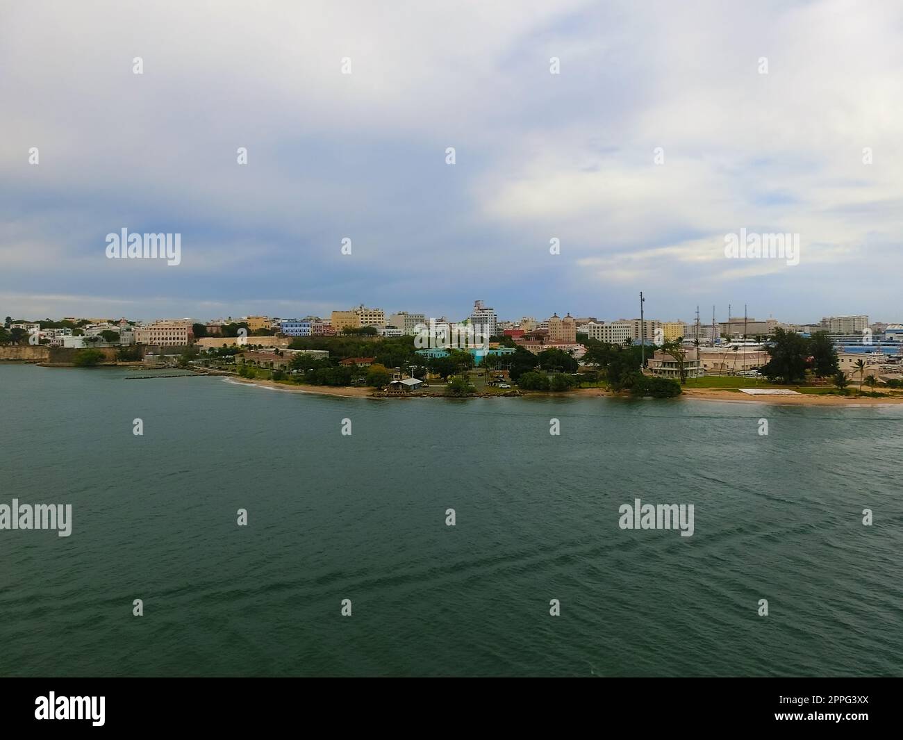 Skyline of San Juan, Puerto Rico Stock Photo - Alamy