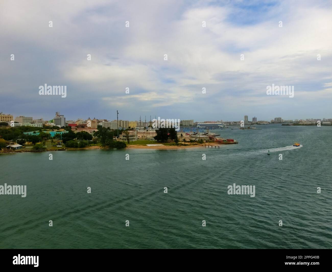 Skyline of San Juan, Puerto Rico Stock Photo - Alamy