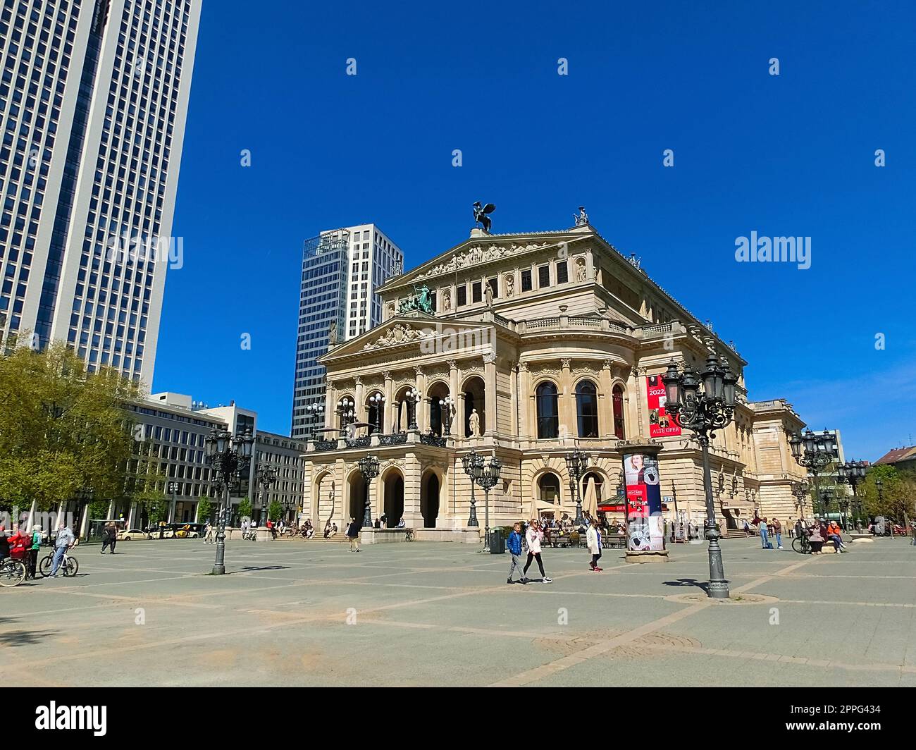 The original opera house in Frankfurt am Main, Germany Stock Photo