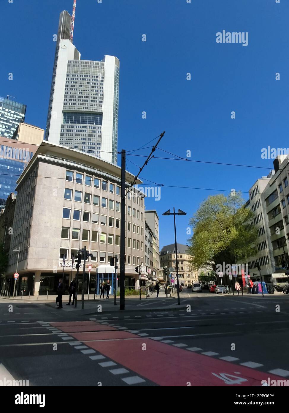 City skyscrapers in the downtown of Frankfurt am Main, Germany Stock ...