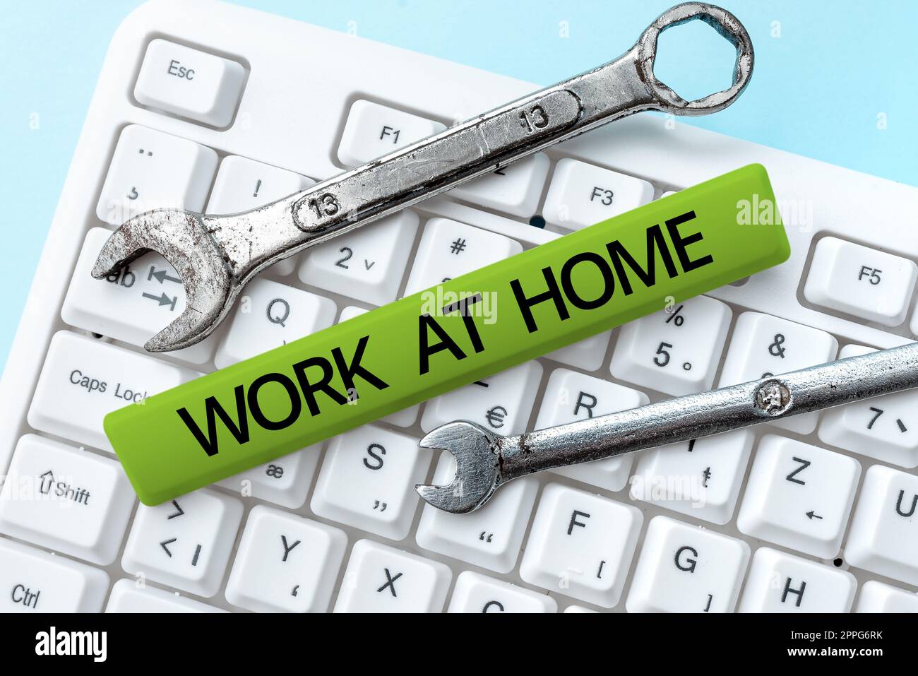 Text caption presenting Work At Home. Business concept Freelance job working on your house convenient technology -49173 Stock Photo
