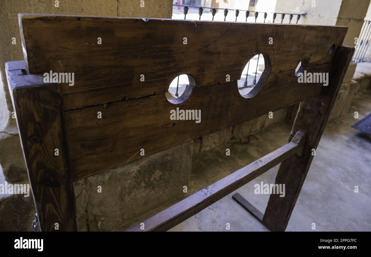Medieval torture rack Stock Photo