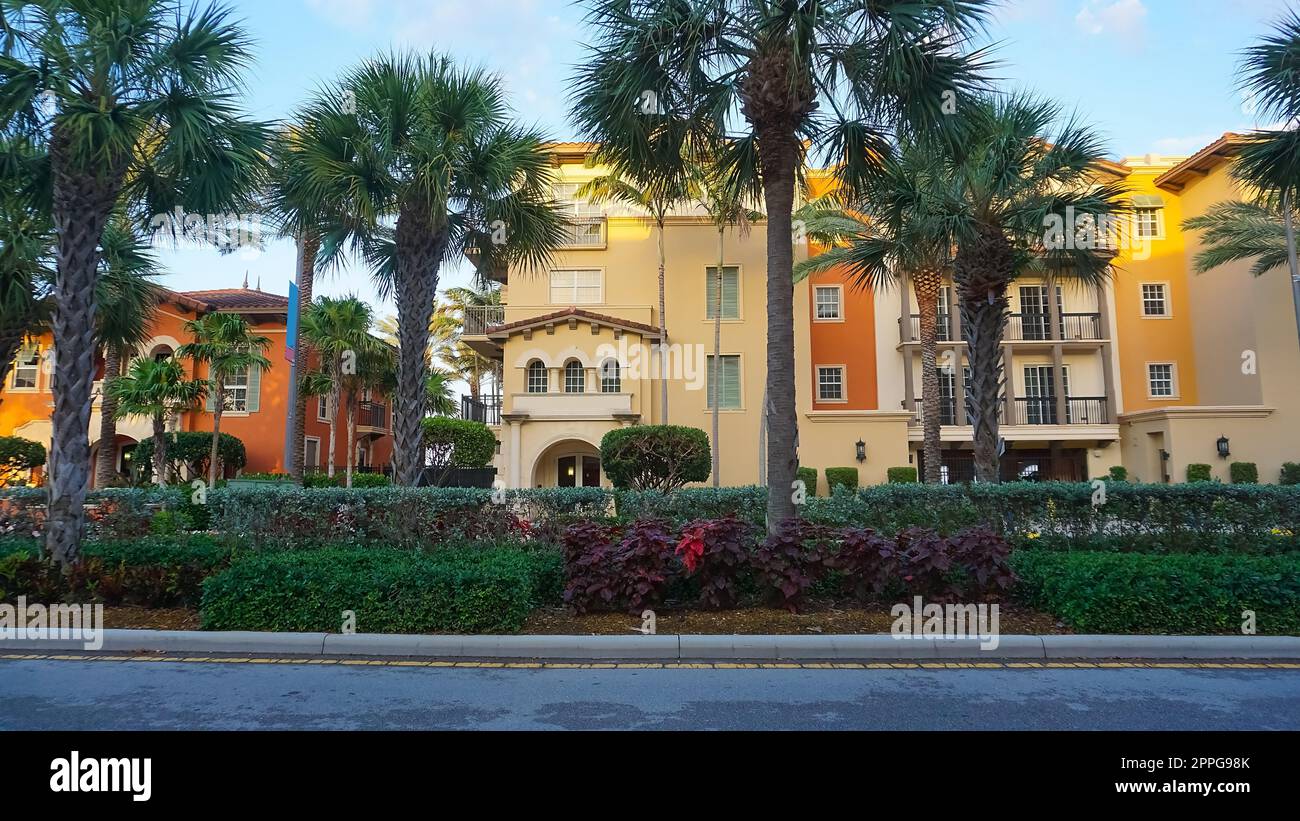 LauderdaleByTheSea. Typical apartment at beach in Florida on a
