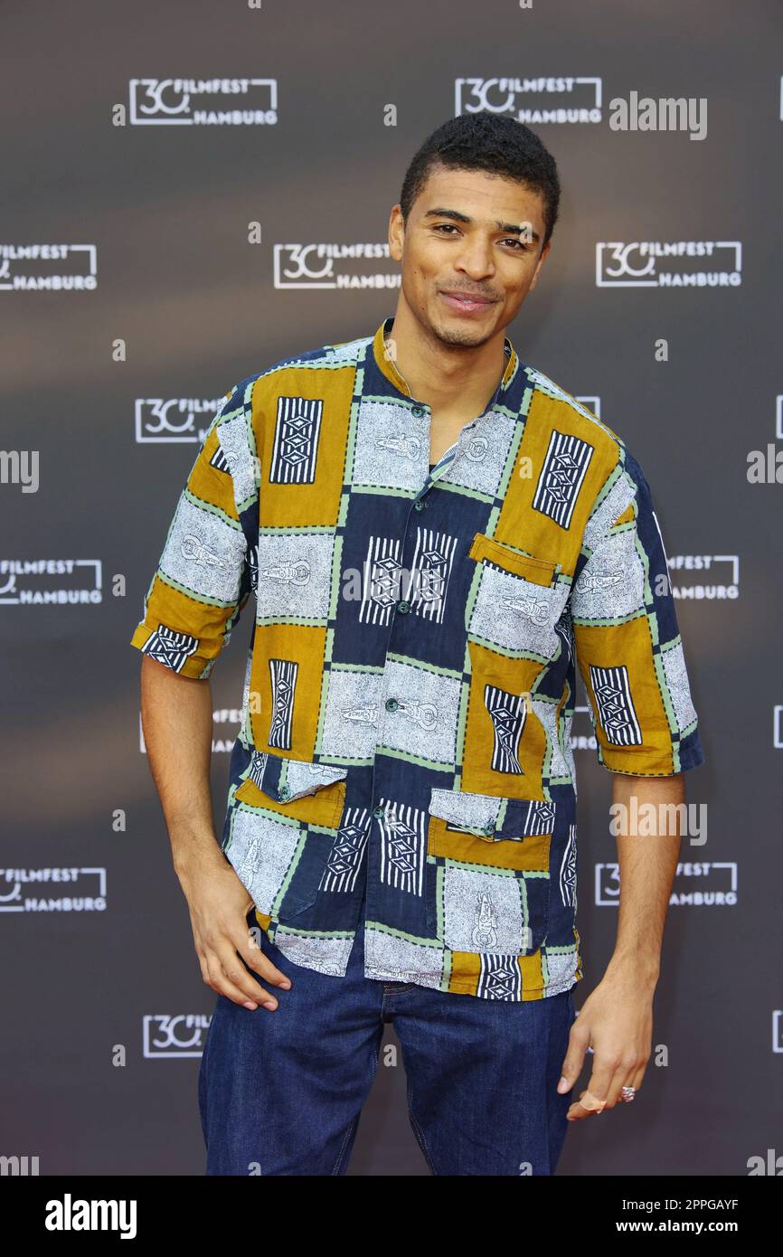 Jeremias Amoore,Red carpet on saving the climate for beginners at the Filmfest Hamburg,Cinemaxx Dammtor,30.09.2022 Stock Photo
