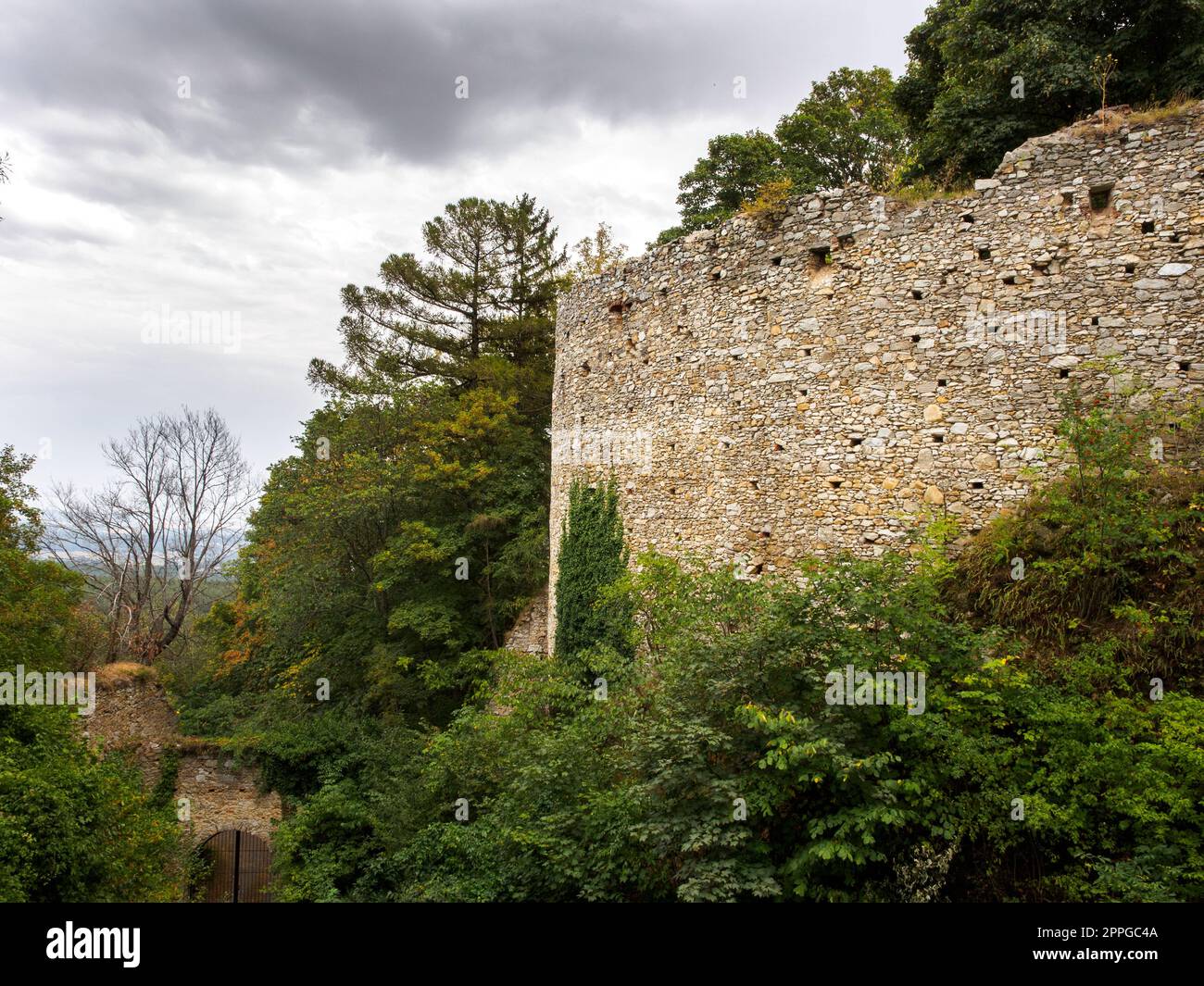 Ruins of castle Landsee in Burgenland Austria Stock Photo