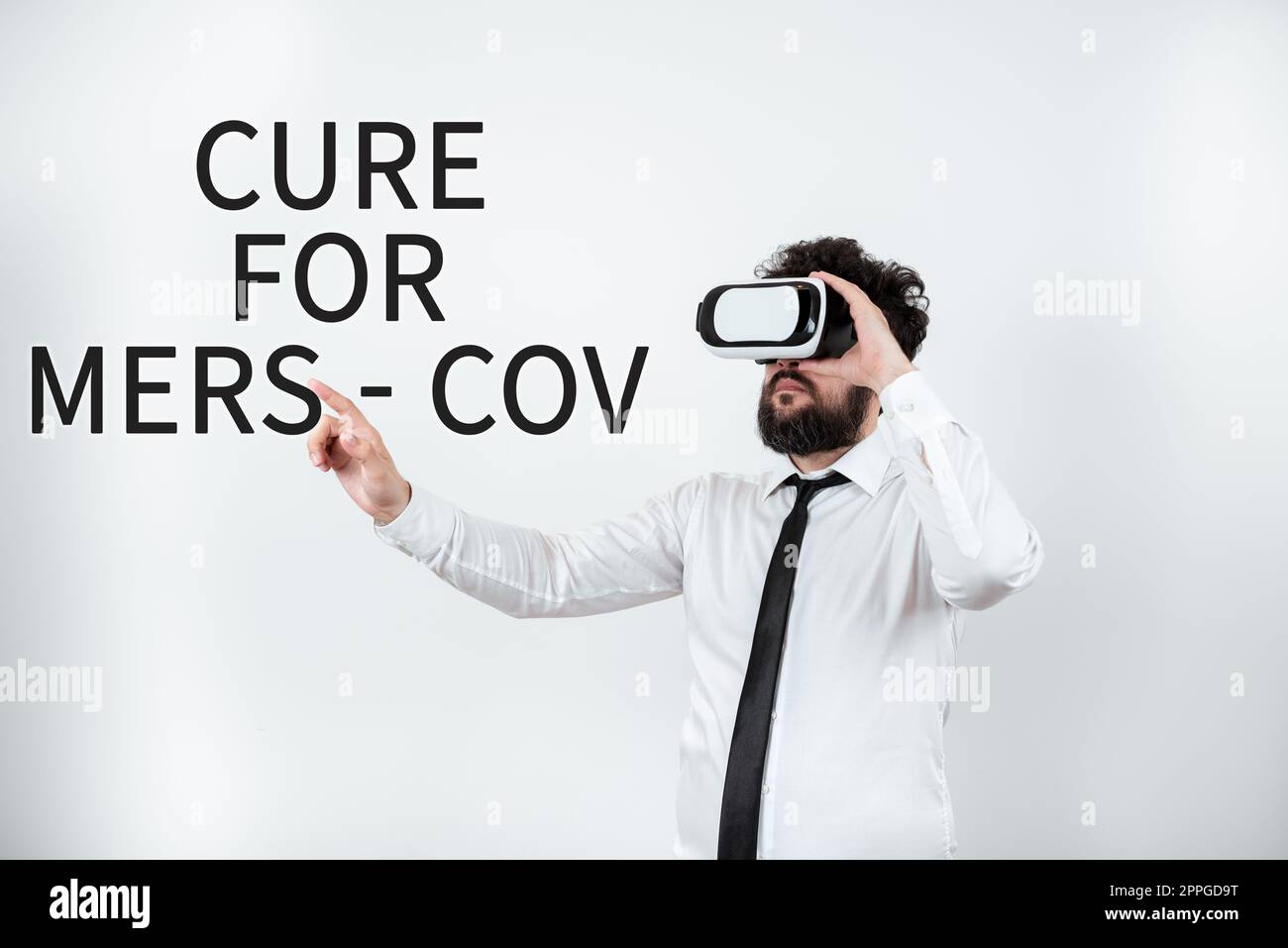 Text showing inspiration Cure For Mers Cov. Business approach individuals receive medical attention to relieve illness Stock Photo