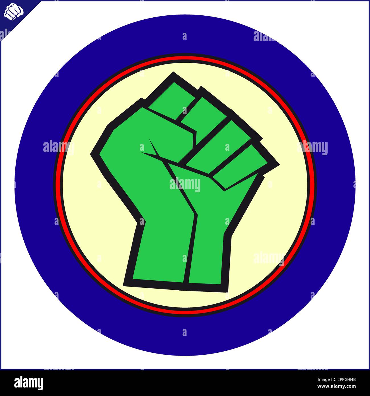 Karate power fist emblem Martial art design Stock Photo Alamy
