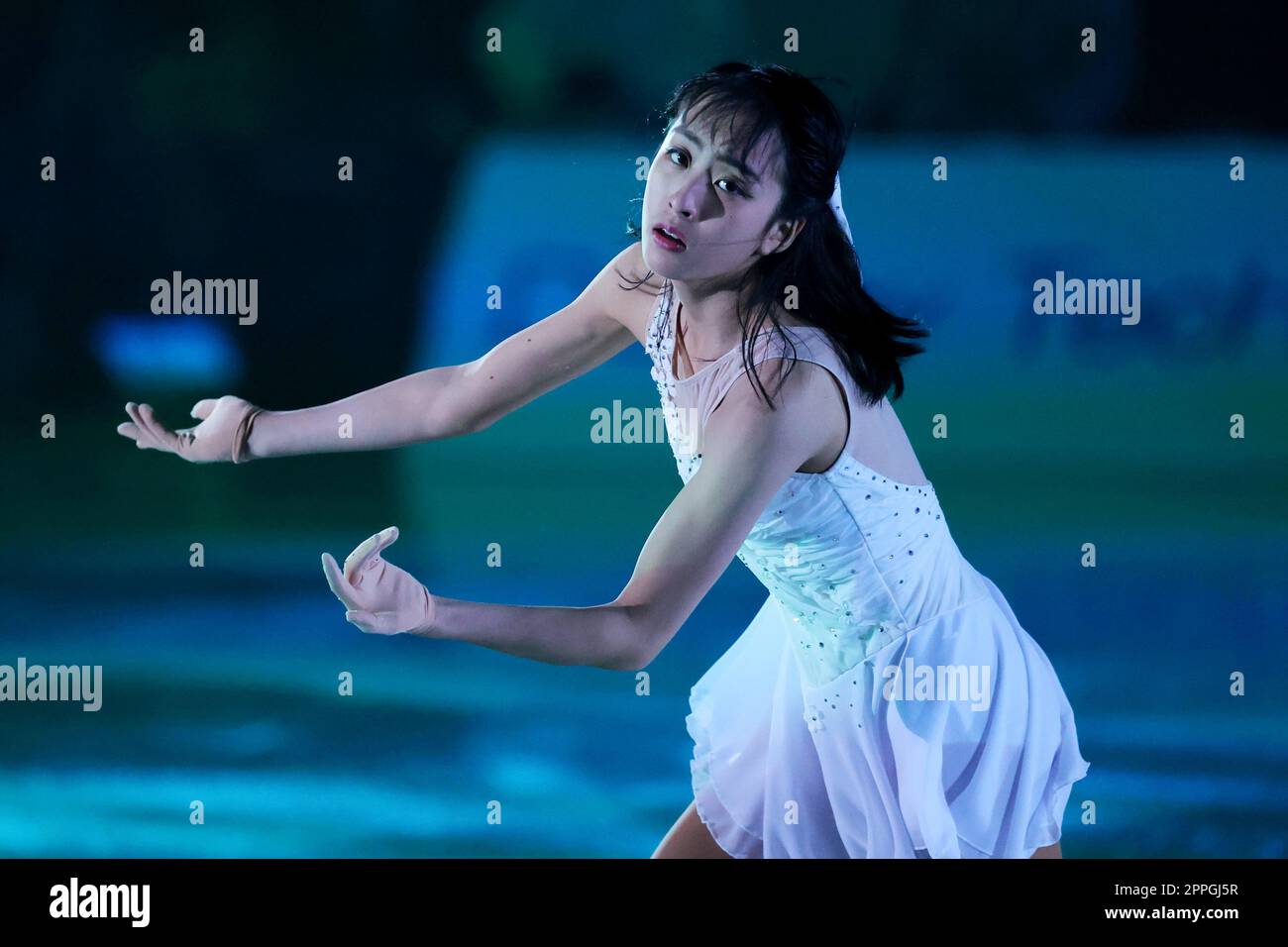 Kinoshita Academy Kyoto Ice arena, Kyoto, Japan. 22nd Apr, 2023. Ikura