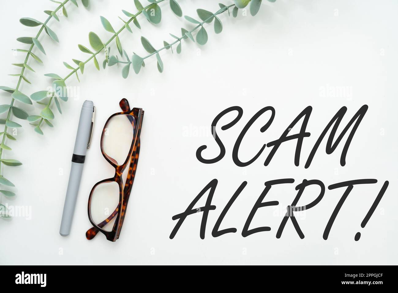 Sign displaying Scam Alert. Internet Concept warning someone about scheme or fraud notice any unusual Flashy School Office Supplies, Teaching Learning Collections, Writing Tools Stock Photo