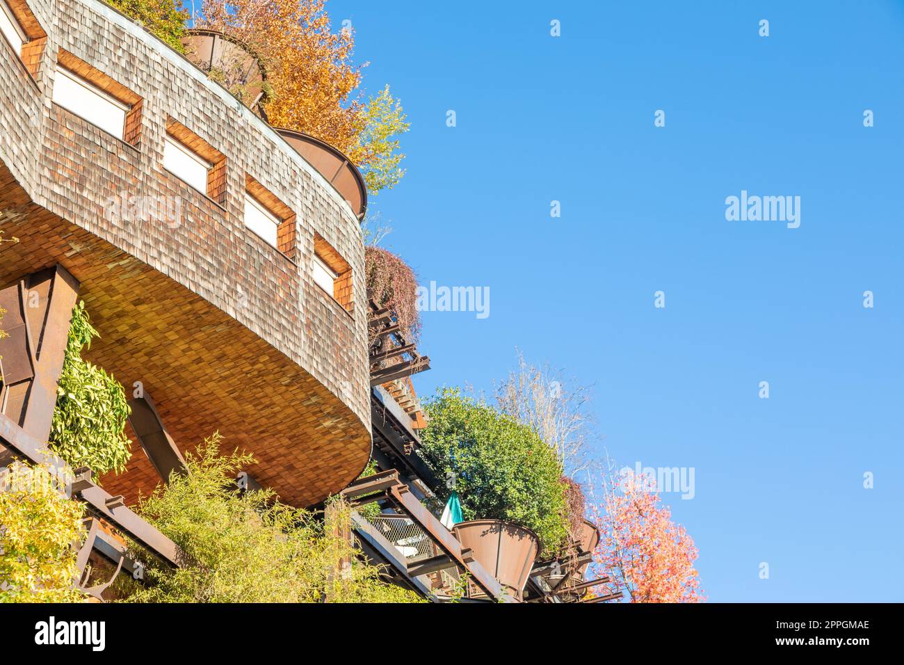 Picture Idea: Real Estate Green Residential Building In Turin Italy Exterior With