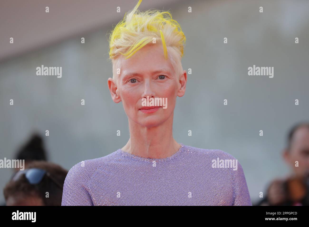 Tilda Swinton  with the Film The Eternal Daughter at the Venice Film Festival on the Red Carpet SEPTEMBER 6nd 2022 World premiere Stock Photo