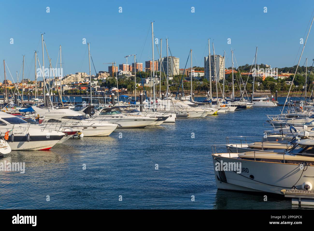port of Afurada in Porto Stock Photo