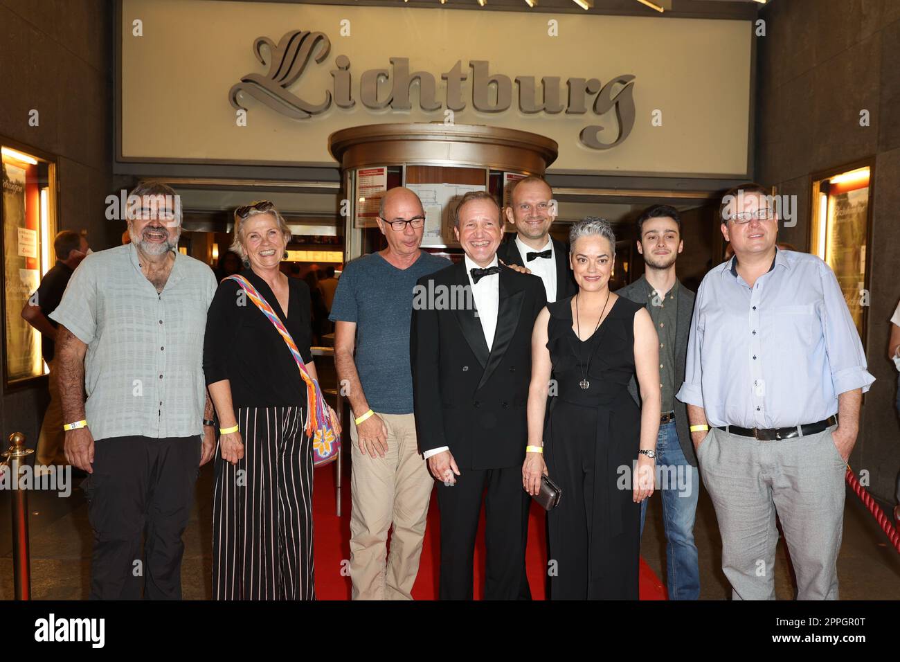 vl. Volker Pispers, Geburg Jahnke, Uwe Lyko alias Herbert Knebel, Bobo Lacroix, Alexander