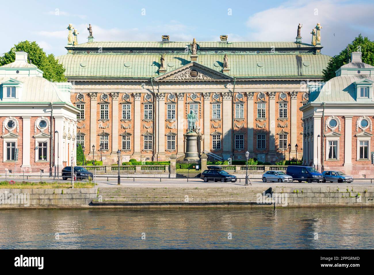 Riddarhuset, House of Nobility or House of Knights, located on the old town, Gamla Stan, Stockholm, Sweden Stock Photo