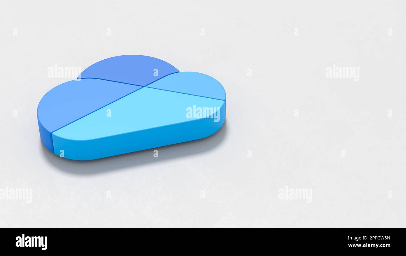Microsoft Onedrive Logo on Light Gray Background with Copy Space Stock