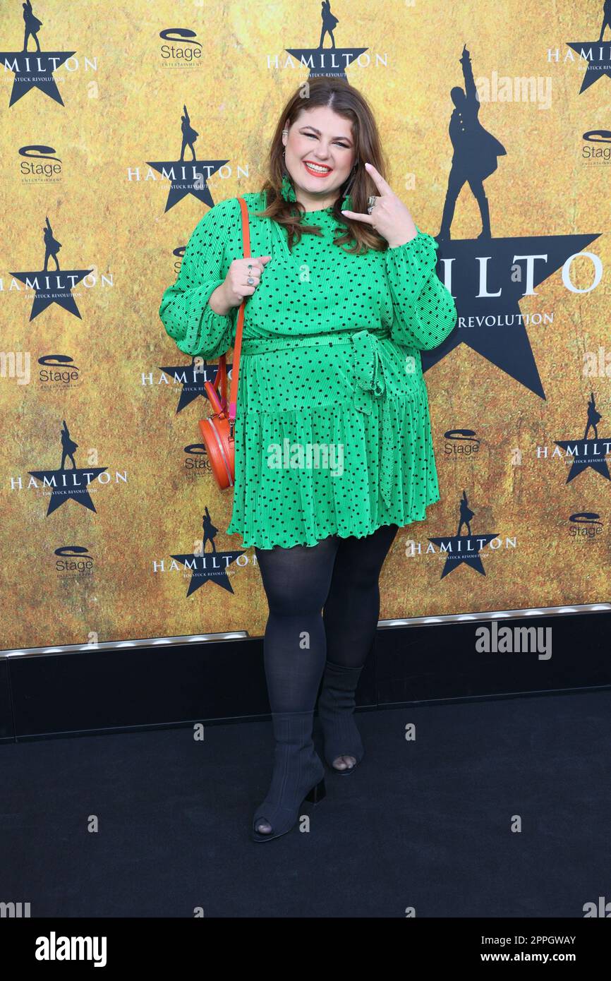 Alina,Premiere of the musical Hamilton at the Operettenhaus,Hamburg,06.10.2022 Stock Photo