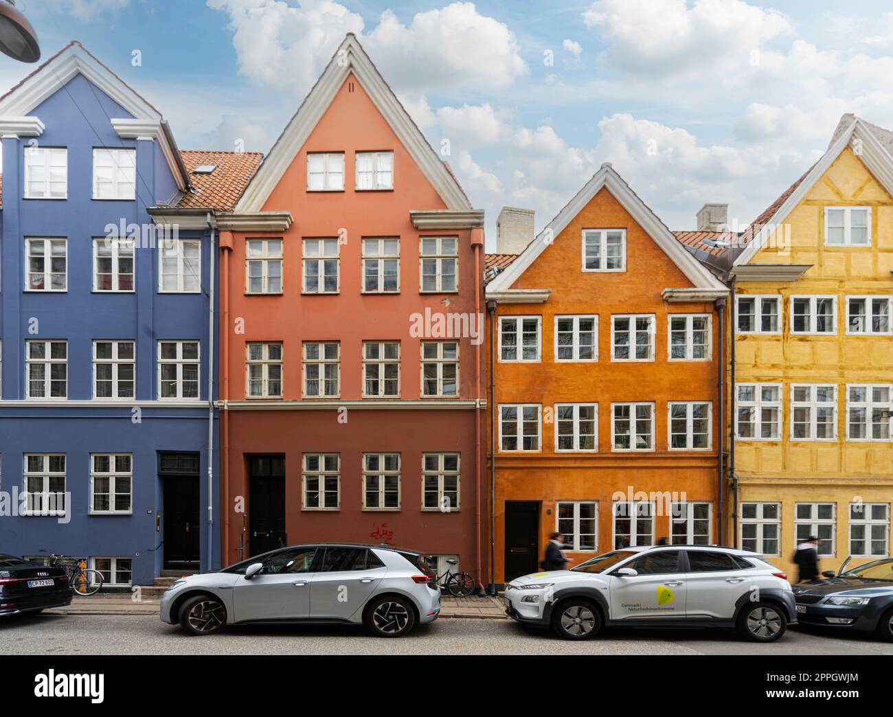 Typical houses in Copenhagen, Denmark Stock Photo Alamy