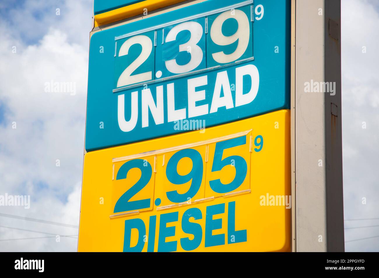Price of Gas Stock Photo Alamy