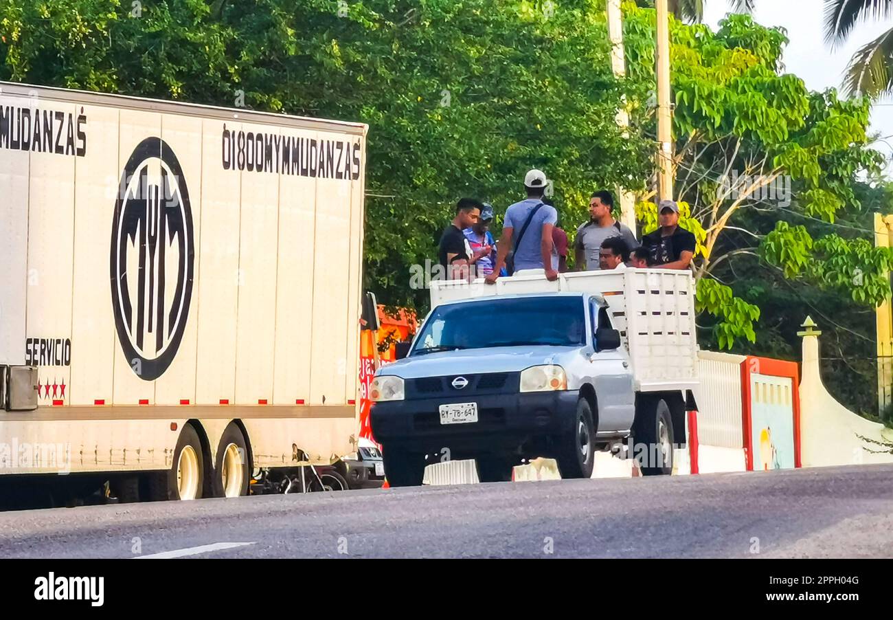 Various Mexican pickup trucks cars 4x4 Offroad vehicles Mexico Stock Photo Alamy